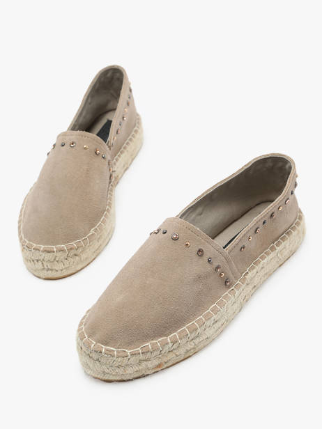 Espadrilles Uit Leder Colors of california Beige women HCESPA10 ander zicht 2